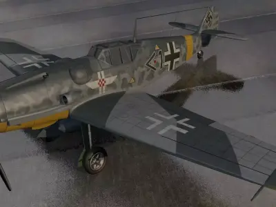 Messerschmitt Bf-109 G-5 Gustav 3D model