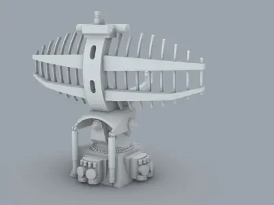 Ship Radars Set PM - 5 Models 3D print model
