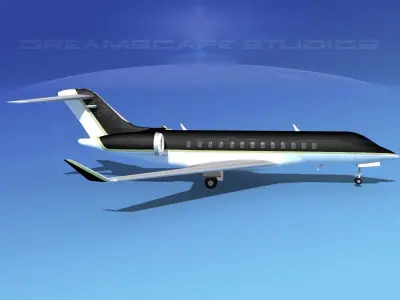 Bombardier Global Express 6000 V12 3D model