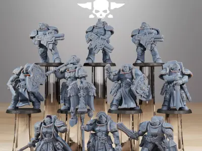 Socratis Knights 3D print model