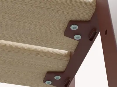 Ikea children bench Free 3D model