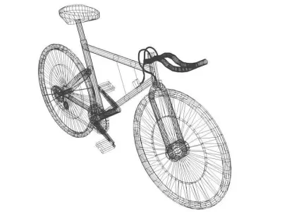 Bicycle - Track 3D model
