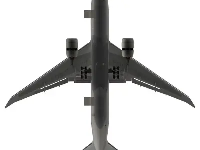 Boeing 777-200LR Turkmenistan Airlines 3D model