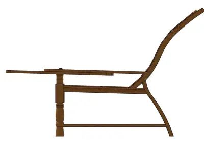 KERALA OUTDOOR CHAIR 3D model
