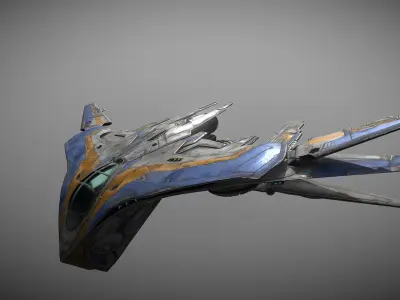 35Milano-GotG spaceship 3D model