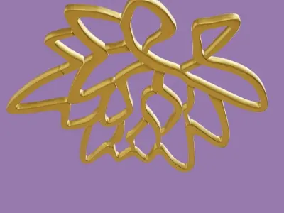 Earrings Free low-poly 3D model