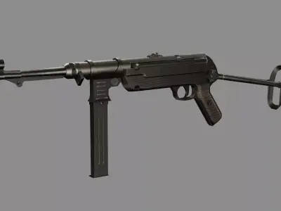 IMI Uzi Low-poly 3D model Low-poly 3D model purchase