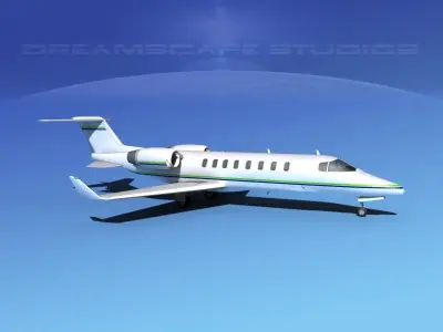 LearJet 45 V15 3D model