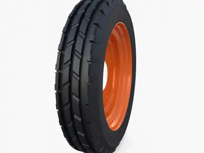 Full Tractor wheel v1 3D model