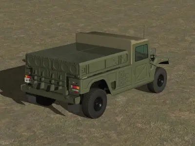 JGSDF type96 SAM system 3D model