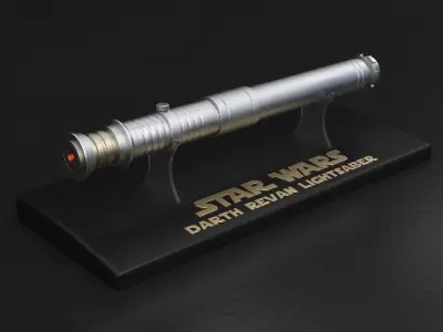 Darth Revan Lightsaber Red 3D model