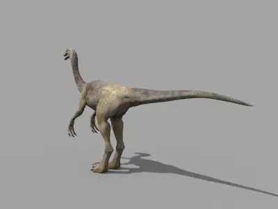 Gallimimus 8192 HD - 3d animated model 3D model