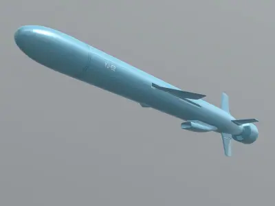 YJ-62 Chinese Anti-Ship Cruise Missile 3D model