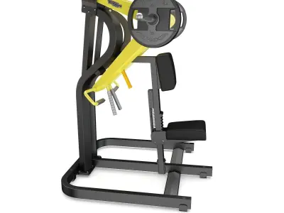Technogym - Plate Loaded - Low Row 3D model