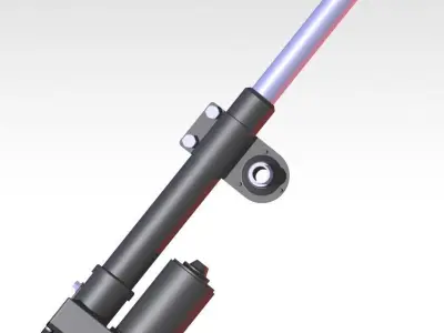 Solar PV tracker Free 3D model