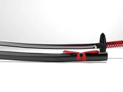 Sword - Samurai 3D model