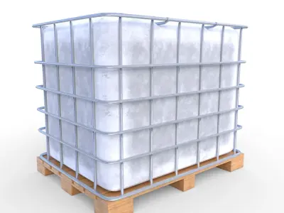 IBC Container 3 Low-poly 3D model