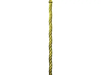 Eagle claw staff Low-poly 3D model