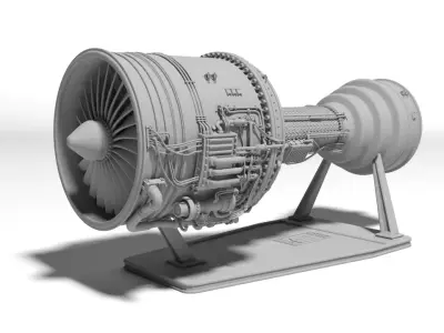 jet engine Rolls for Print 3D print model