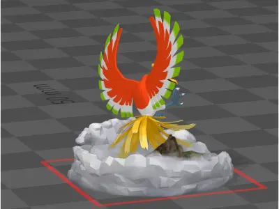 Ho-oh Free 3D model