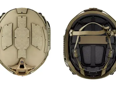 GALVION CAIMAN BALLISTIC HELMET Low-poly 3D model