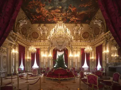 Napoleon III Apartment - Louvre 3D model