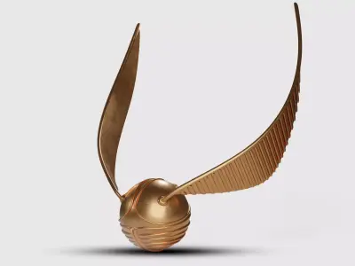 Golden Snitch 3D model 3D model