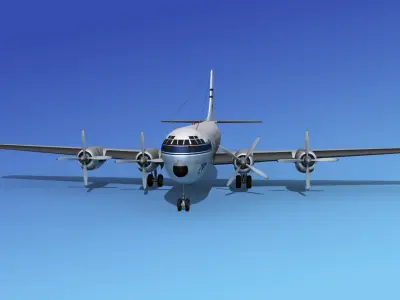 Boeing 377 Pan Am 2 3D model