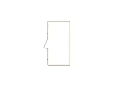 Detailed Exterior Sketch by Interior - 1-250 SF - Xactimate 3D model