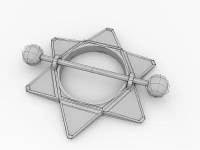 Sheriff Badge 3D model