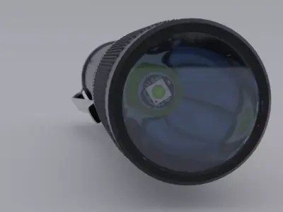 Pocket flashlight 3D model