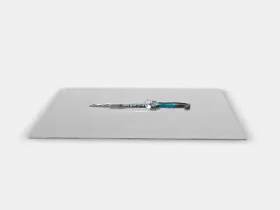 Cyber Knife Low-poly 3D model