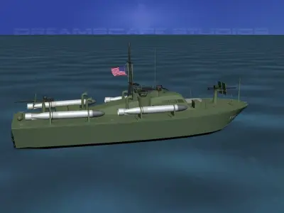 Higgins Class PT Boat PT650 3D model