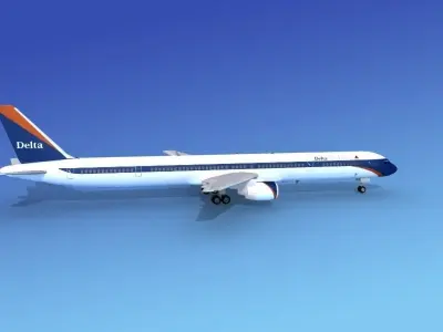 Boeing 757-300 Delta 3 3D model