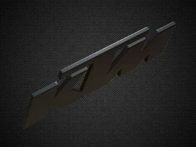 ktm logo 3D model