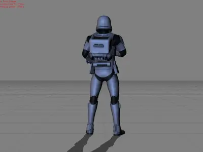 Kimmi First Order Jet Trooper Low-poly 3D model