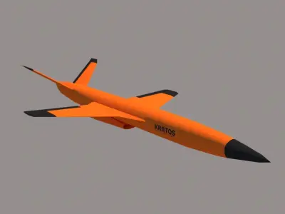 MQM-178 UAV Low-poly 3D model