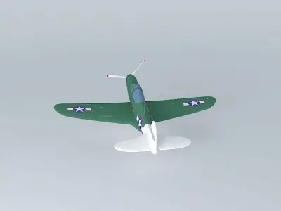 Bell P-39 Airacobra Free 3D model
