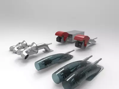 Water Jet Propulsion 3D model