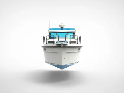 Recreational Boat 3D model