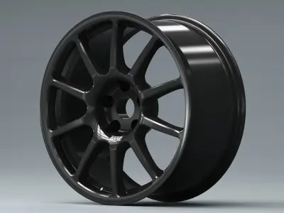BRAID Wheels Fullrace - A 3D model