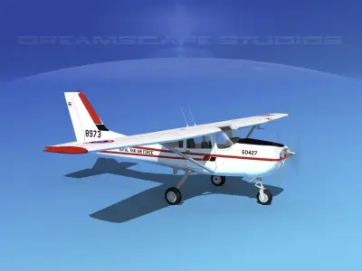 Cessna T-41 Mescalero Royal Thai AF 3D model