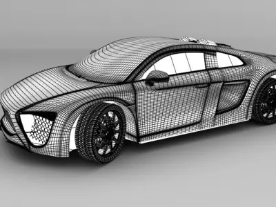 Audi 2017 Free low-poly 3D model