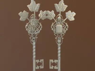 winter key 3D print model purchase