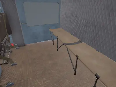 Bell UH-1C Australia RAAF Complex Animation Low-poly 3D model