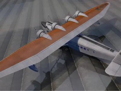 Sikorsky S-42 Pan Am Clipper 3D model