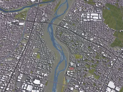 Okazaki Low-poly 3D model