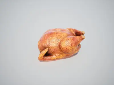 Chicken  Low-poly 3D model