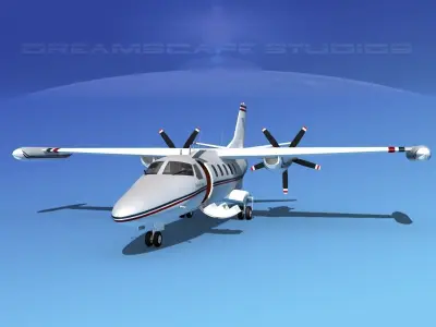 Dreamscape AF-46 Turbo Star Executive V02 3D model