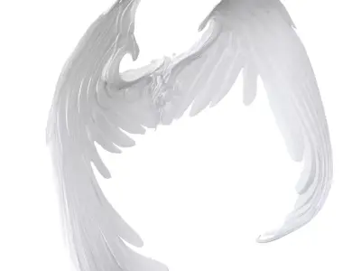 Dark Angel Wings  3D model purchase